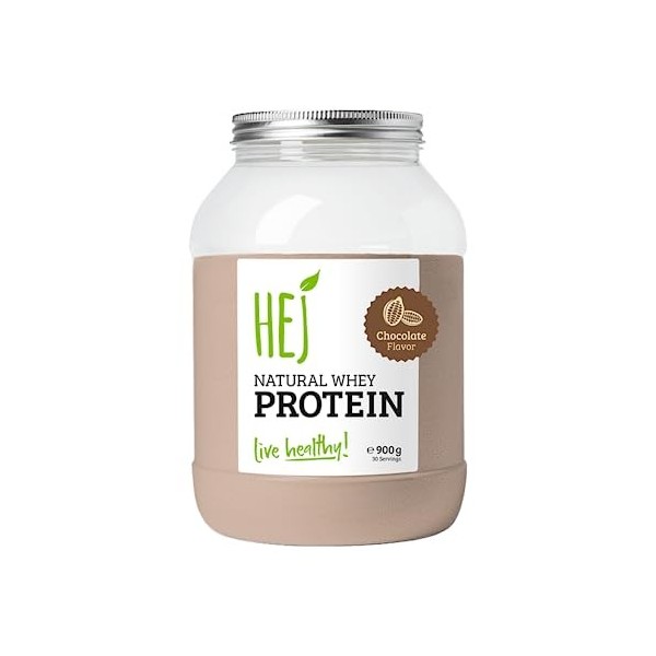 HEJ Natural 900 g Chocolate Protéine Whey