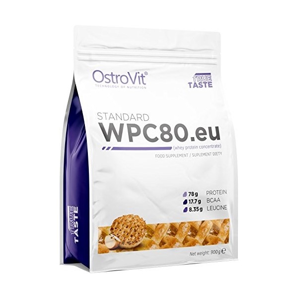 OstroVit Whey Protein Concentrate 80 900g Tarte aux pommes