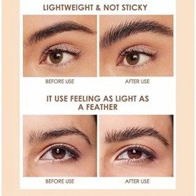 Ensemble de Cire à Sourcils, Colle à Sourcils Imperméable 15g, Gel à Sourcils à la Cire Coiffante pour Sourcils, Gel à Sourci