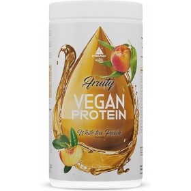 PEAK Fruity Vegan Protein - 400g Goût Strawberry I hydrolysat de protéines de pois I sans gras I sans sucres ajoutés I BCAA I