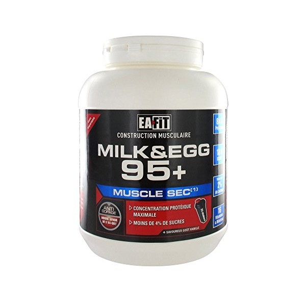 Milk and Egg Eafit proteine 750gr volume et définition musculaire vanille