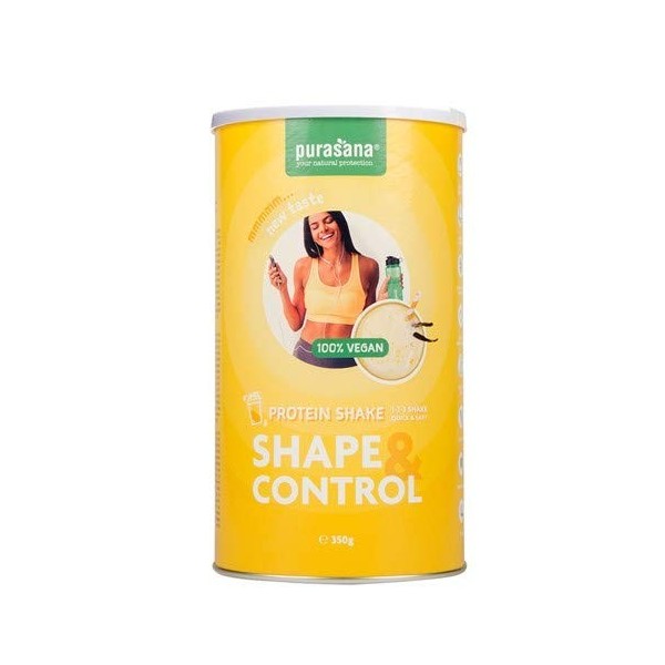 Purasana - Shape & Control Protein 350g - Végétaux à 100% - A base de protéines de pois à haute teneur en acides aminés - Van