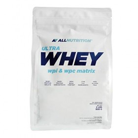 ALLNUTRITION Ultra Whey Pudding Délicieux Dessert Poudre de protéines WPI et WPC Renforcement musculaire 100% sans gluten Aci