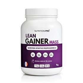 Lean Gainer Mass - 1kg | Prise de masse musculaire | Qualité premium | Formule complète | 100% naturel | Fabriqué en France |