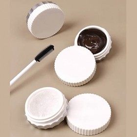 Crème Coiffante pour les Sourcils Imperméable Facile à Utiliser Cire à Sourcils Brun Clair Compacte