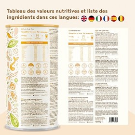 Vegan Protein Shake COOKIE DOUGH - Protéine végétale de soja, riz, pois, graines de lin, amarante, tournesol, pépins de courg