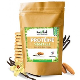 Protéine de Pois Végétale Sans Lactose - Fabriquée en France | 3 en 1 : pois, fève et courge | Assimilation excellente