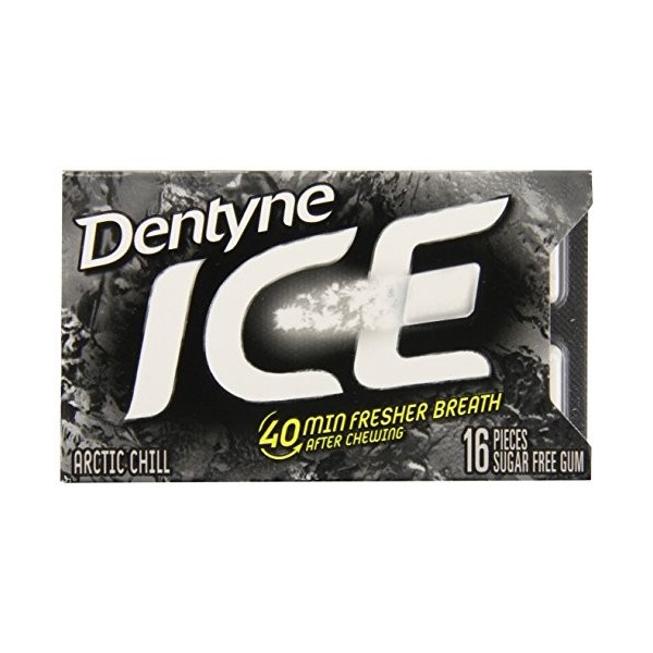 Dentyne Arctic Ice Réfrigérer sans sucre gomme, 12 Count