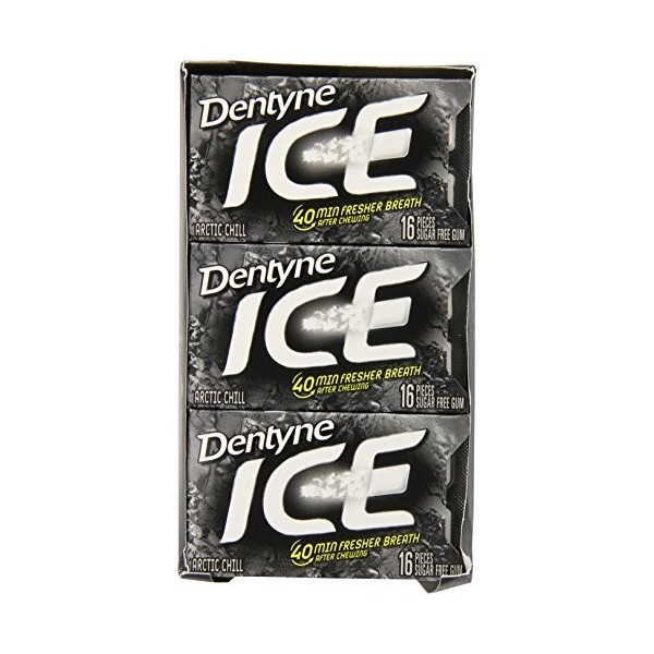 Dentyne Arctic Ice Réfrigérer sans sucre gomme, 12 Count