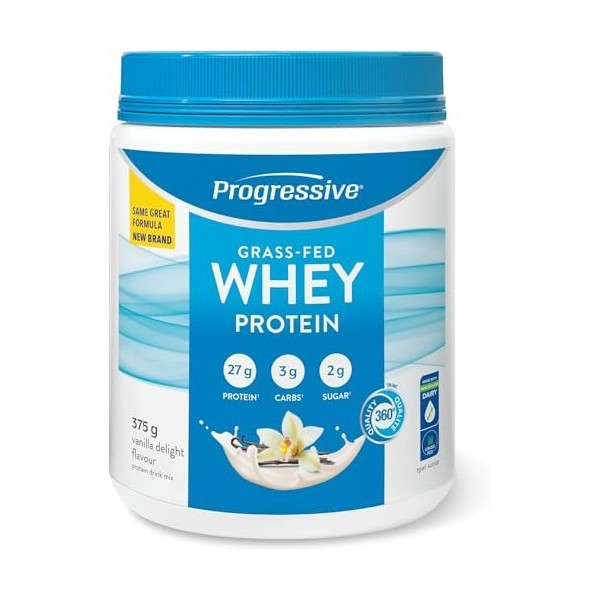 Progressive Grass Fed Whey Protein - NEW 375g​ French Vanilla Crème​