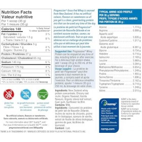 Progressive Grass Fed Whey Protein - NEW 375g​ French Vanilla Crème​