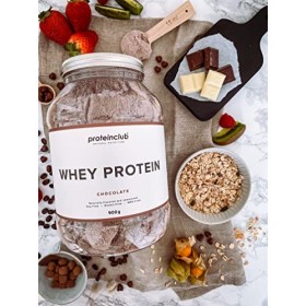 proteinclub Natural Whey Protein sans additifs - Poudre de protéine naturelle sans arômes artificiels ni édulcorants - Sucrée