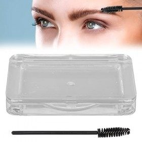 Gel pour les Sourcils Clear Brows Savon Coiffant 10g Cire à Sourcils Longue Durée avec Brosse à Sourcils