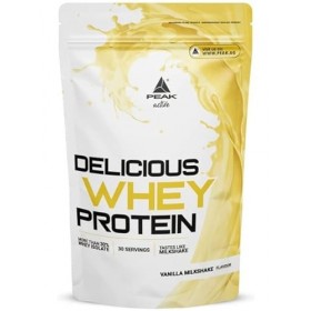 PEAK Delicious Whey Protein - 900g Goût Vanilla Milkshake I Milkshake I 30 portions I poudre I sans sucre ajouté I riche en B