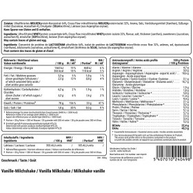 PEAK Delicious Whey Protein - 900g Goût Vanilla Milkshake I Milkshake I 30 portions I poudre I sans sucre ajouté I riche en B