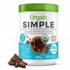 Orgain Nutrition Simple Organic Plant Protein Powder - Creamy Chocolate 1.25 LB