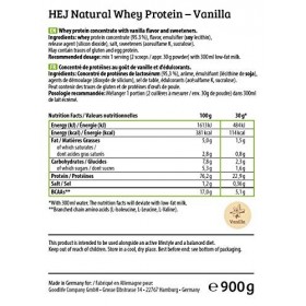 HEJ Natural Whey Vanilla, 900g 