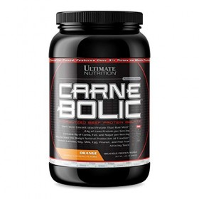 Ultimate Nutrition Carne Bolic Beef Protein Powder, Lactose-Free Protein Shakes, Paleo and Keto Friendly with No Sugar or Car