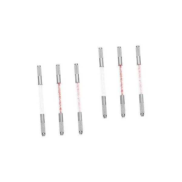 DOITOOL 6 Pièces Stylo De Broderie Outils De Broderie Outils Pour Les Ongles Dame Outils Tatouage Manuel Stylo Microblading M