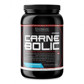 Ultimate Nutrition Carne Bolic Beef Protein Powder, Lactose Free Protein Shakes, Paleo and Keto Friendly with No Sugar or Car