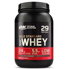Optimum Nutrition Gold Standard 100% Whey, Poudre de Protéines pour Construction et Récupération Musculaire, avec Glutamine e