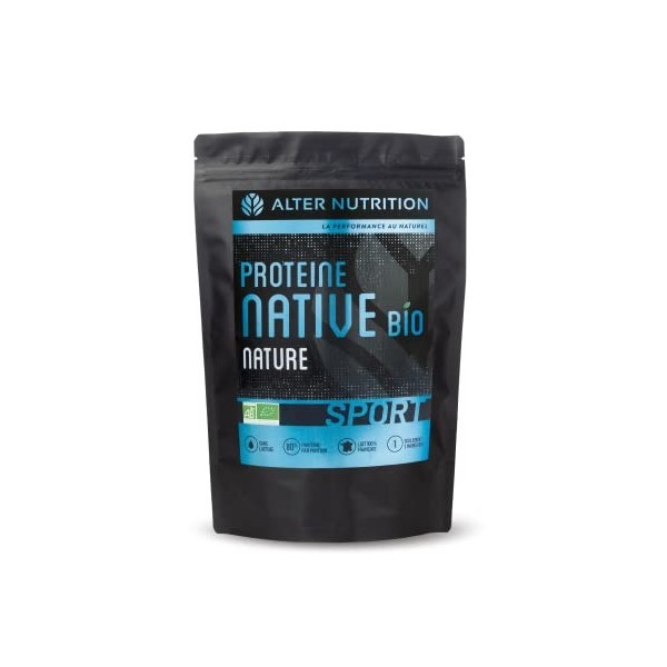 Alter Nutrition - Protéines Native Bio Sans Lactose - Poudre Riche En Protéine Totale De Lait Sans Lactose 100% Bio - Arôme N