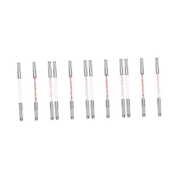 DOITOOL 6 Pièces Stylo De Broderie Outils De Broderie Outils Pour Les Ongles Dame Outils Tatouage Manuel Stylo Microblading M