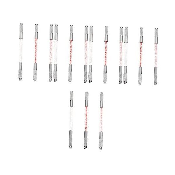 DOITOOL 6 Pièces Stylo De Broderie Outils De Broderie Outils Pour Les Ongles Dame Outils Tatouage Manuel Stylo Microblading M