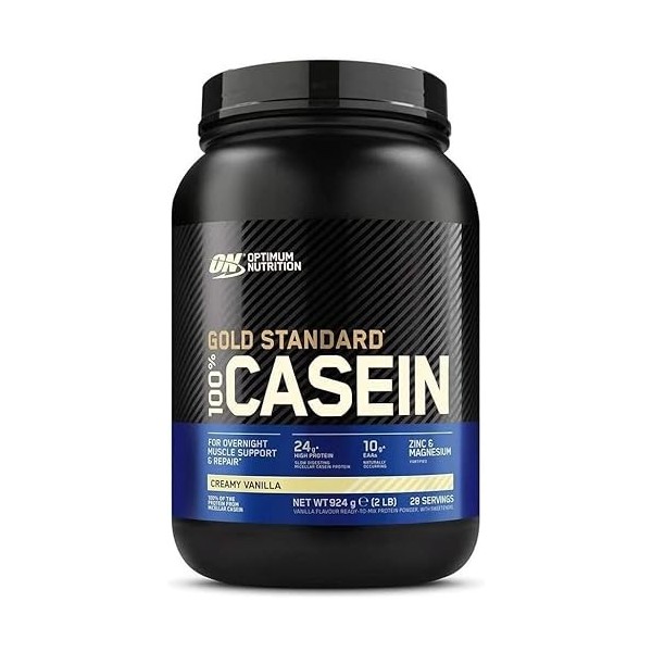 Optimum Nutrition Proteína On 100% Casein Gold Standard 2 Lbs 908 gr Sabor Cookies-Cream