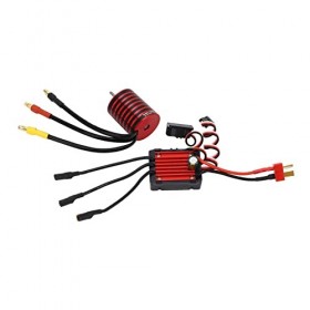 Kit de Moteur Balais Capteur, Protection contre la Surchauffe, 200 W, 50 000 Tr/min, Kit de Moteur Balais RC, 4 Pôles, 12 Emp
