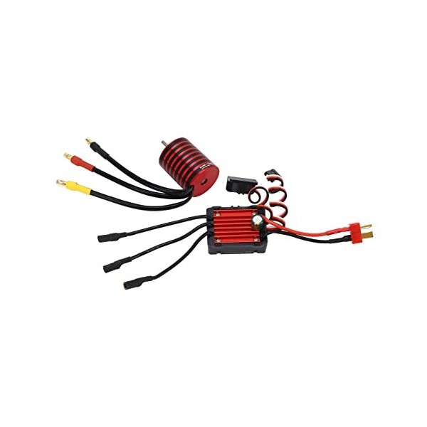 Kit de Moteur Balais Capteur, Protection contre la Surchauffe, 200 W, 50 000 Tr/min, Kit de Moteur Balais RC, 4 Pôles, 12 Emp