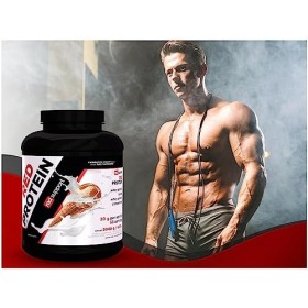 Poudre de protéine de lactosérum Red Support Red Protein avec isolat et concentré - régénération musculaire et renforcement m