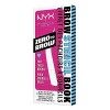 NYX Professional Makeup Pochoirs à Sourcils pour Sourcils Fins, Zero To Brow Stencils, Kit de 4 : Rond, Droit, Arqué & Extra 