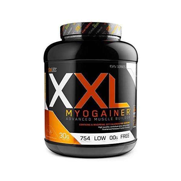 Starlabs nutrition xxl myo gainer, 2270 g. gagnant de poids