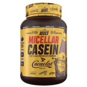 BIG Micellar Casein 1kg Cacaolat Slow Release protein with toppings protéine caséine micellaire