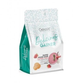 OstroVit Delicious Gainer 4500g Fraise Wafers