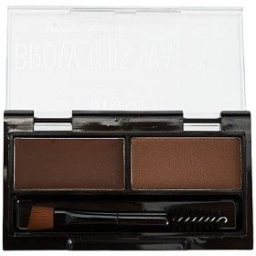Rimmel London Brow This Way Kit de Modelage de Poudre à Sourcils, Finition Soignée et Précision Ultime avec la Formule Duo Co