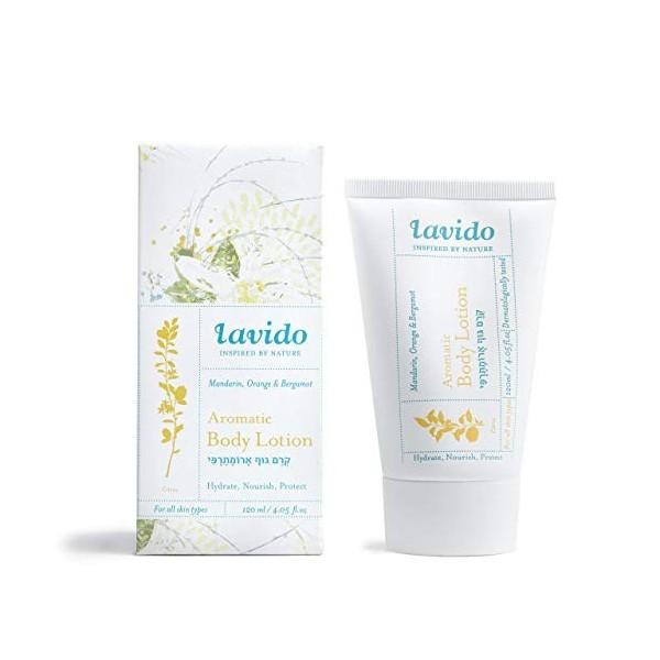 LAVIDO Lotion Corporelle Aromatique Mandarine Orange/Bergamote 120 ml 1 Unité