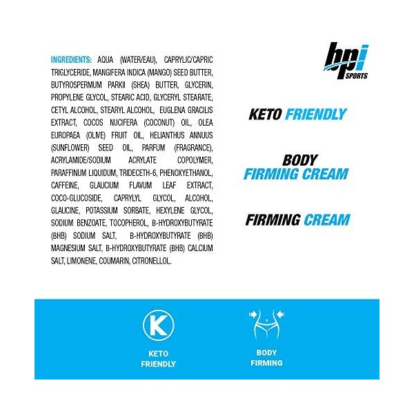 BPI Sports Keto Crème Minceur 8 oz