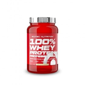 Scitec Nutrition 100% Whey Protein Professional avec des acides-aminés clés et des enzymes digestives, sans gluten, 920 g, Va