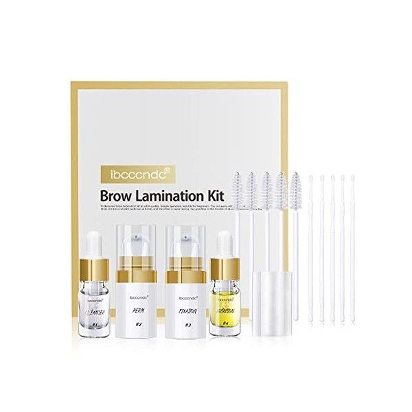 Kit Lamination et Couleur des Sourcils,Sourcils Sourcils Perm, Brow Lift Kit Sourcil pour Maison Salon, Eyelash&Brow Laminati