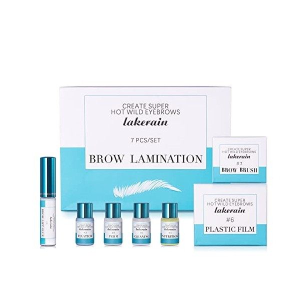 Kit Lamination et Couleur des Sourcils,Sourcils Sourcils Perm, Brow Lift Kit Sourcil pour Maison Salon, Eyelash&Brow Laminati