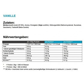 AMSPORT® High Premium Whey Protein Vanille 700 g