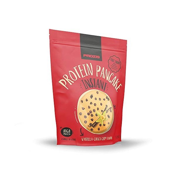 Prozis Instant Protein Pancake Mélange de Protéines 1250 g Vanilla Choco Chip