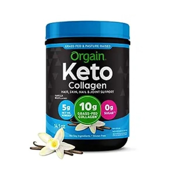 Orgain Keto Collagène Vanille 400 g