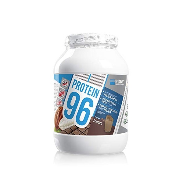 FREY Nutrition Support Musculaire pour Sportifs Protéine 96 Chocolat