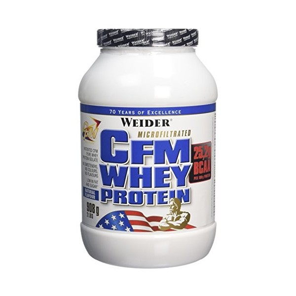 Weider Protéine CFM Whey Poudre Naturel 908 g