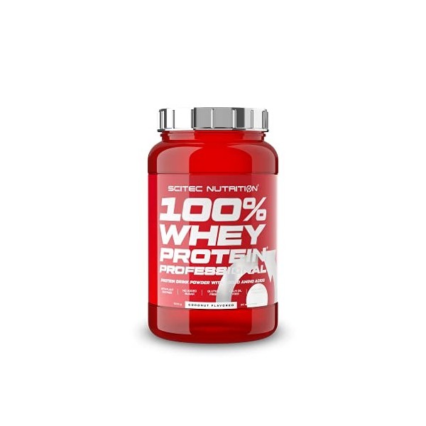 Scitec Nutrition PROTÉINE 100% Whey Protein Professional, cocotier, 920 g