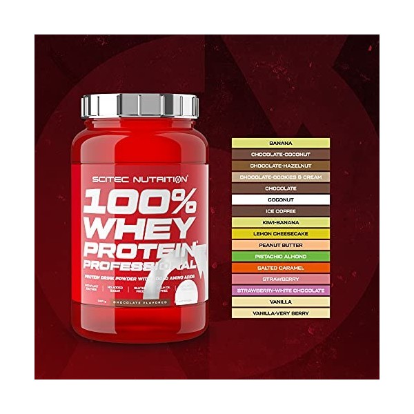 SciTec 100% Whey Protein Professional, Chocolate Hazelnut - 920g