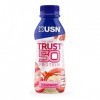 USN Trust 50 Bouteille Déjà Mélangée Prêt-à-boire Protéiné, Fraise, 6 x 500 ml, 1 Unité